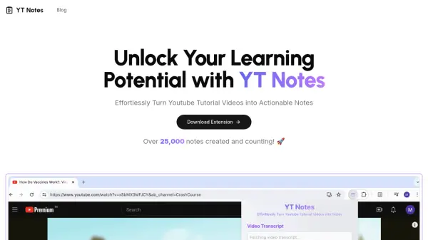 YT Notes